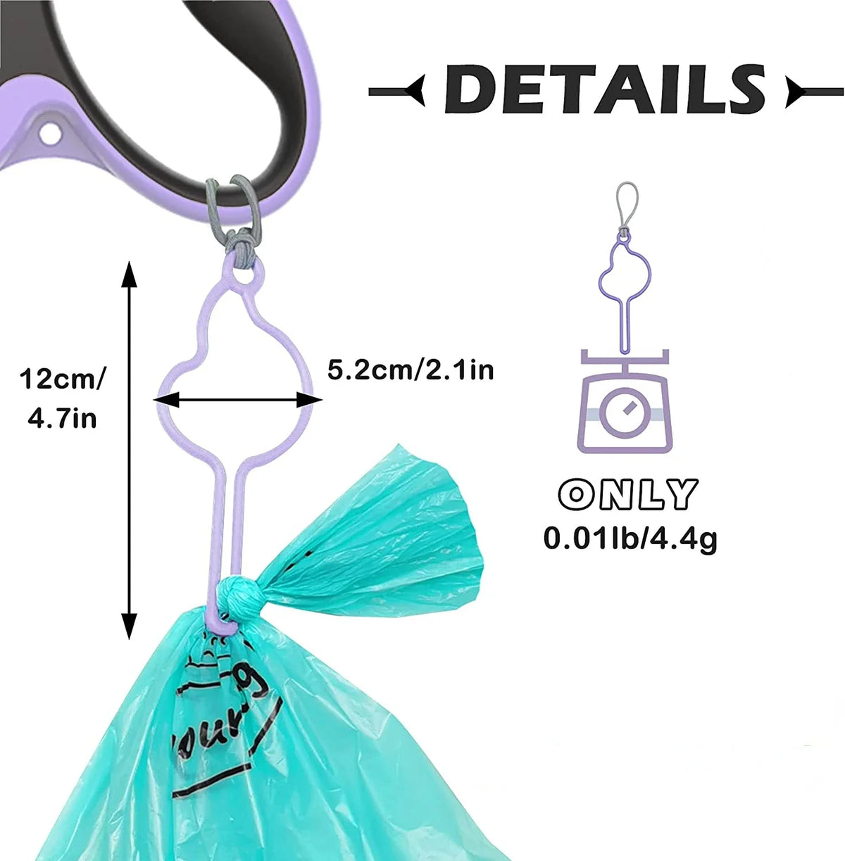 Hands-Free Leash Poop Bag Dispenser