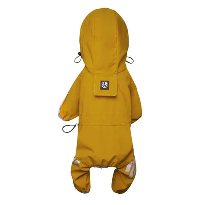 Reflective Waterproof Raincoat Jumpsuit for Small & Medium Dogs