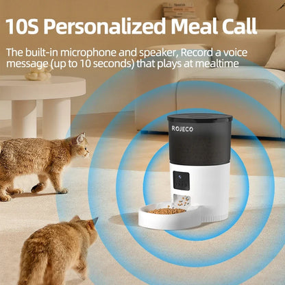3L Smart Automatic Pet Feeder with HD Camera & WiFi