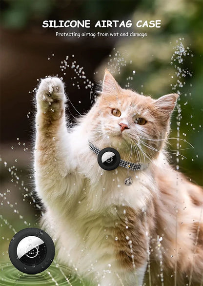 Breakaway Cat Collar with AirTag Holder & Bell