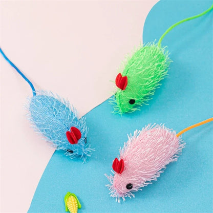 Mouse Shaped Cat Toys - 3 Pack