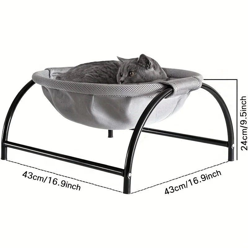 Free-Standing Cat Hammock Bed — Indoor & Outdoor Use