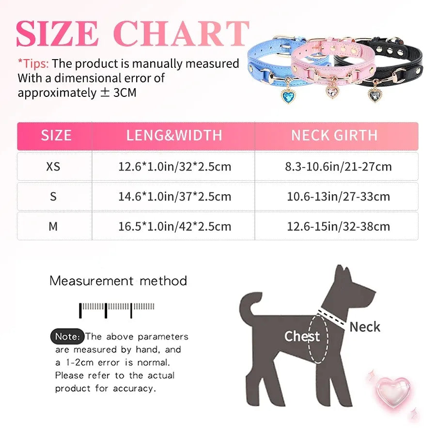 Cat Necklace & Harness Set - Pet Collar with Leash for Kittens & Puppies