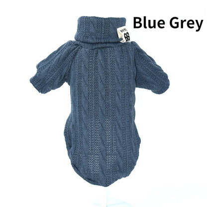 Knitted Turtleneck Dog Sweater