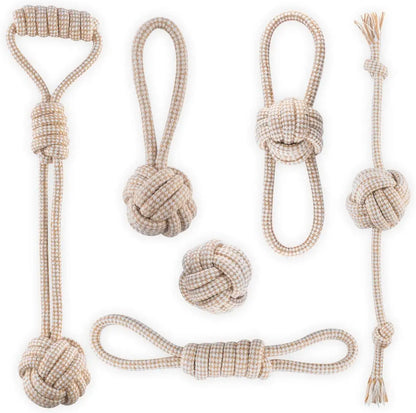 Cotton Rope Knot Chew Toy for Dogs & Cats