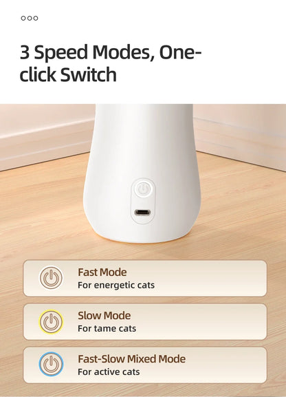 Automatic Interactive Cat Laser Toy - Motion Activated LED Pet Entertainment System