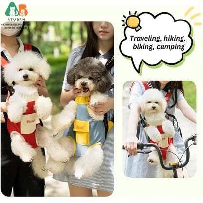 Hands-Free Front & Back Pet Carrier Backpack for Cats & Dogs