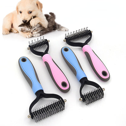 Professional Pet Deshedding Brush - Hair Remover for Dogs and Cats