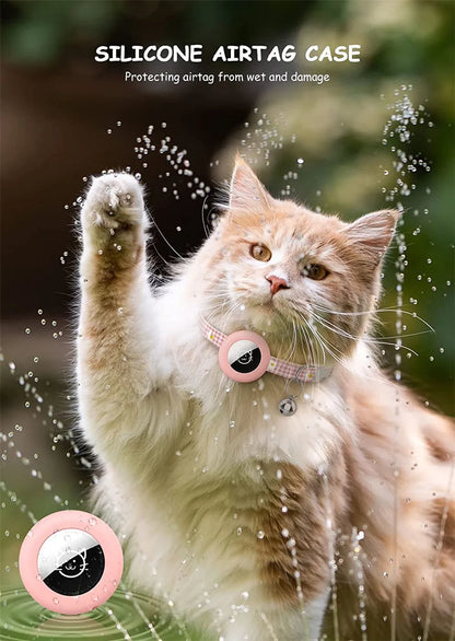 Breakaway Cat Collar with AirTag Holder & Bell
