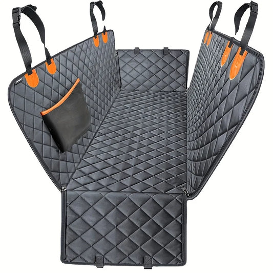 600D Heavy Duty Waterproof Dog Car Hammock Seat Cover – Scratch-Proof