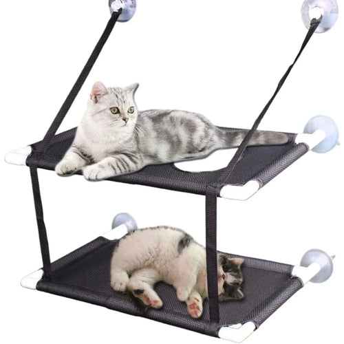Cat Window Perch & Hammock with Strong Suction Cups