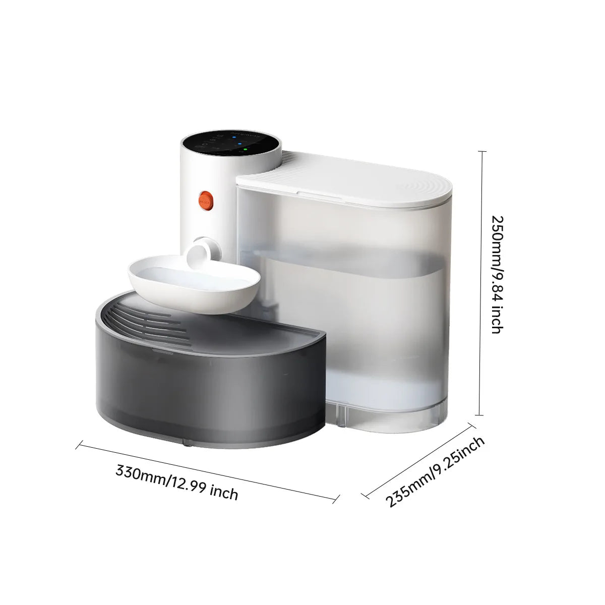 3L Wireless Automatic Pet Water Fountain with LCD Display