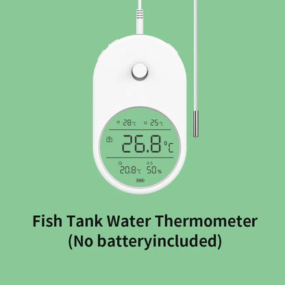 3-in-1 Digital Aquarium Thermometer with LCD Screen & Temperature Alarm