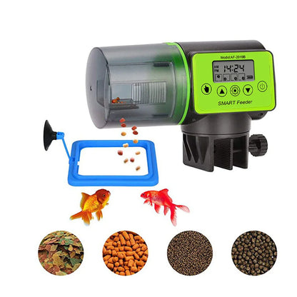 Large Capacity Intelligent Timed Automatic Fish Tank Feeder