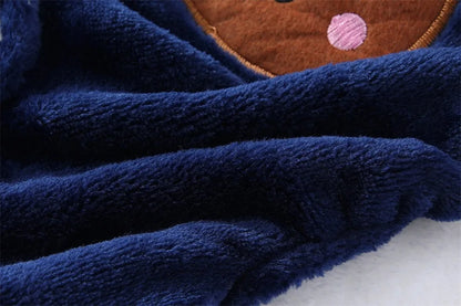 Soft Fleece Jumpsuit with Leash Ring for Small, Medium & Large Dogs & Cats
