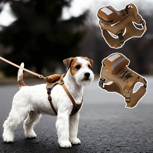 Tactical Training Dog Harness & Leash Set