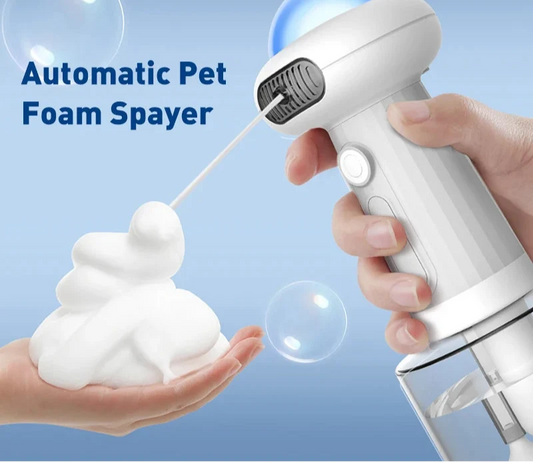Automatic Pet Foam Machine - Wireless Waterproof Shampoo Dispenser for Dogs & Cats