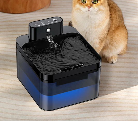 Smart Pet Water Fountain 2.2L - Wireless Automatic Dispenser with Infrared Sensor