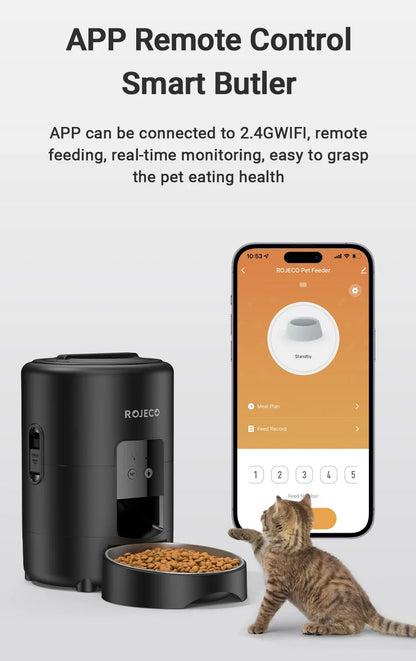 2L Smart Automatic Pet Feeder with Wi-Fi App Control