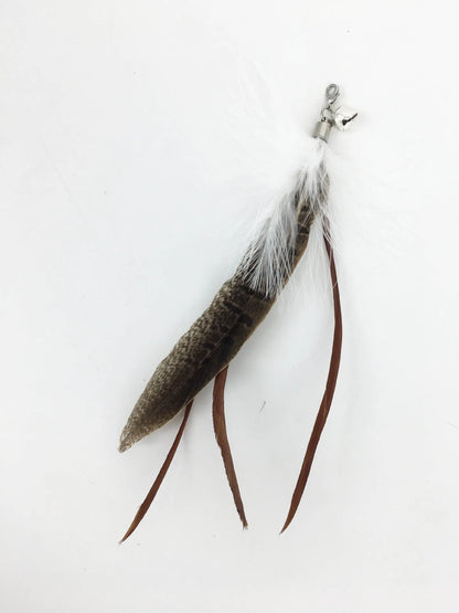 Hands-Free Suction Cup Cat Toy - Interactive Feather Wand Set