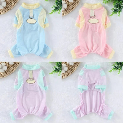 Ice Silk Cooling Jumpsuit for Small Dogs