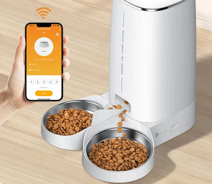 Smart WiFi Automatic Cat Feeder with Remote Control