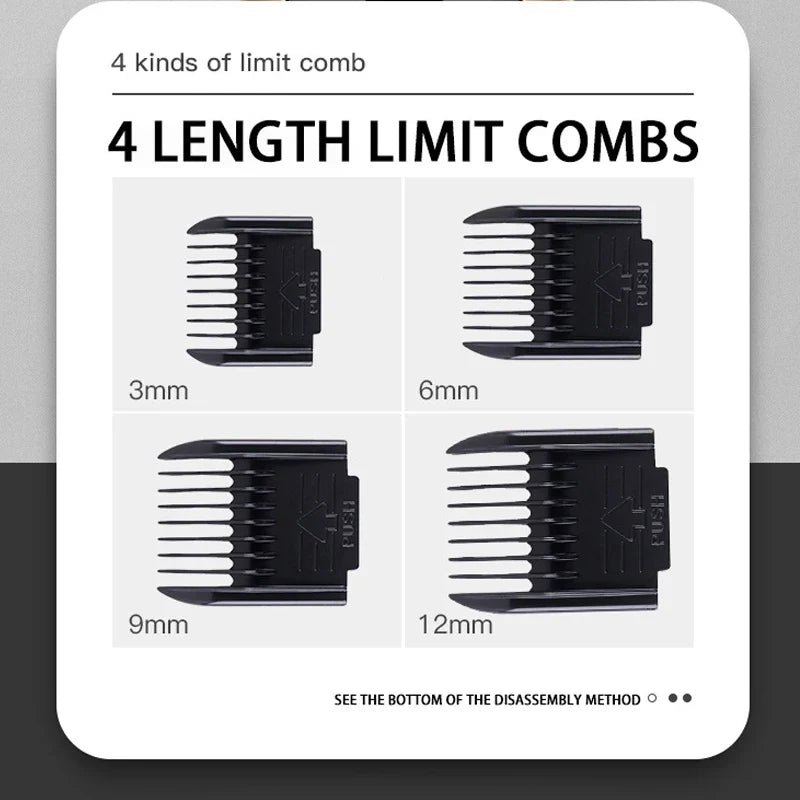 Professional Rechargeable Pet Grooming Clipper Kit for Dogs & Cats