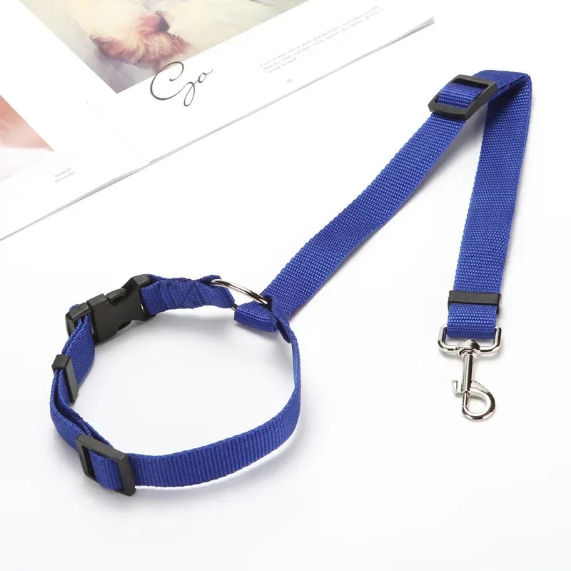 Pet Car Headrest Safety Restraint Belt for Dogs and Cats