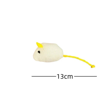 Catnip Mouse Toys with Rattle