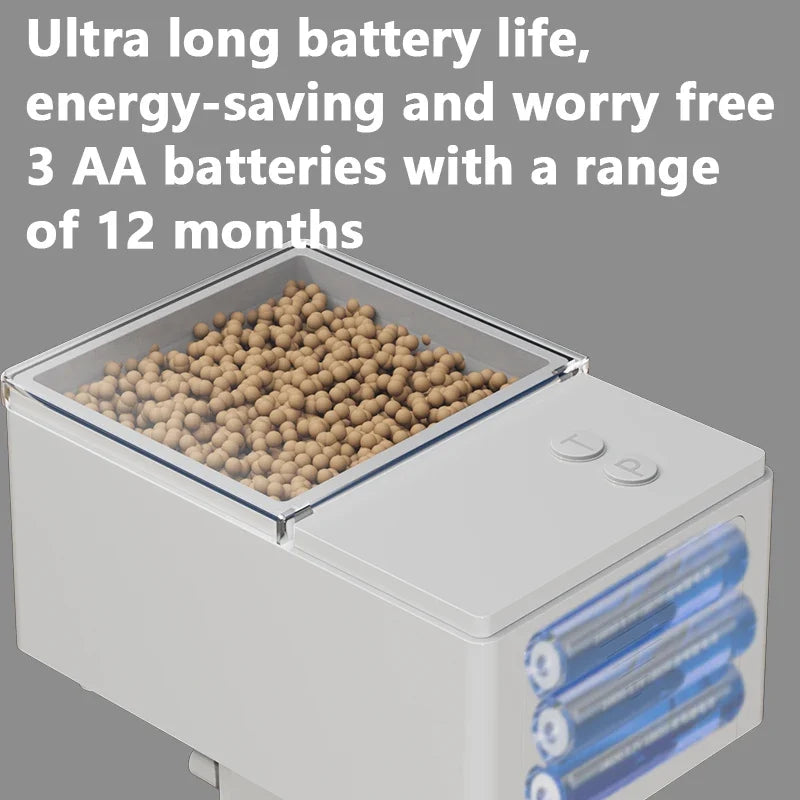 Adjustable Automatic Fish Feeder – Quantitative Aquarium Feeder for Goldfish & Indoor Tanks