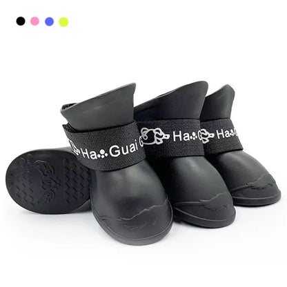 Silicone Waterproof Dog Rain Boots