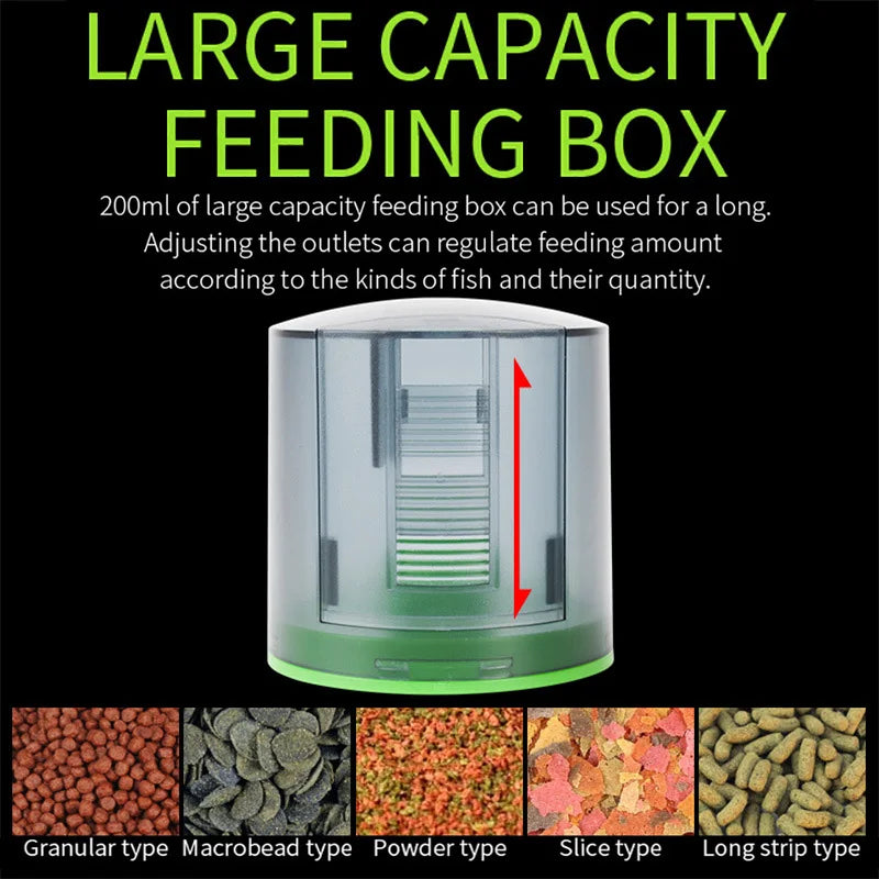 Automatic Fish Feeder - Digital Timer for Aquarium & Turtle Tank