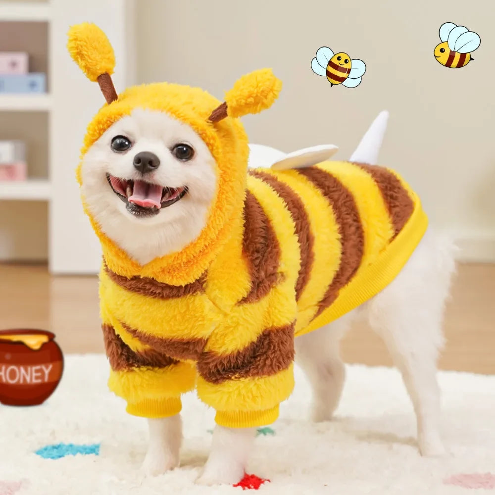 Bee Cosplay Hoodie & Warm Jacket for Small & Medium Dogs