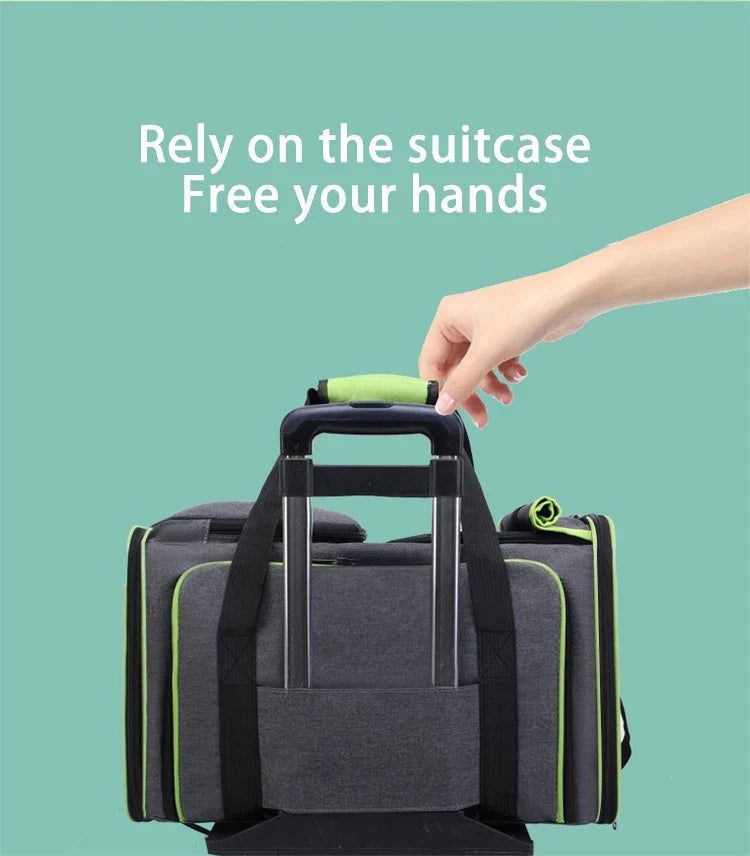 Foldable Large Capacity Pet Carrier Bag