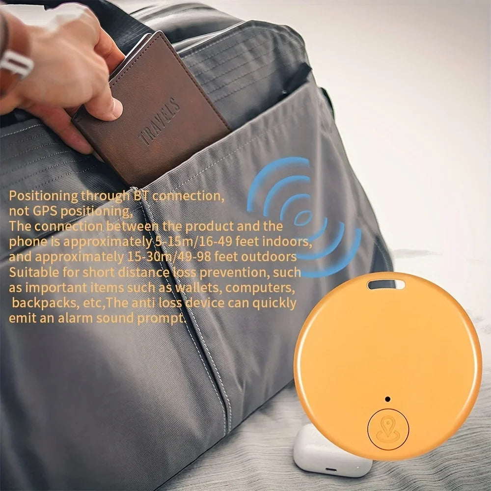 Wireless Smart Tracker & Anti-Loss Keychain Finder for Pets, Keys & Wallets