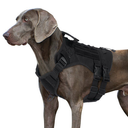Tactical Chest Strap Dog Harness with Reinforcement Loop