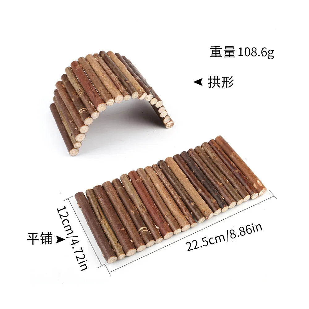 Natural Willow Chew Toy for Small Pets