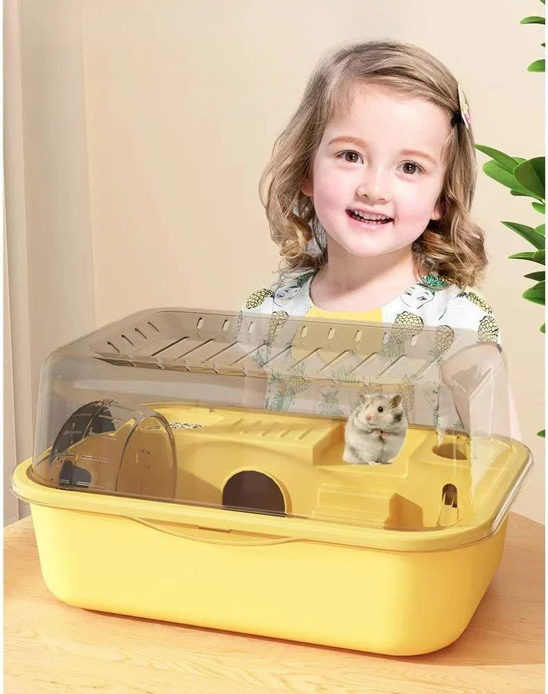 Large Hamster Cage with Acrylic Panels