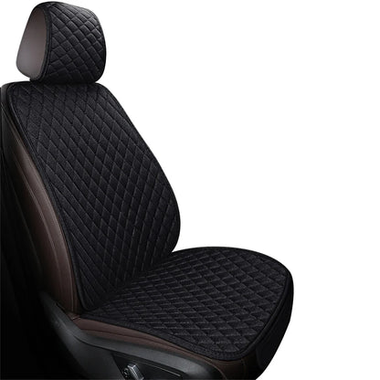 Universal Breathable Flax Car Seat Cover & Cushion Protector
