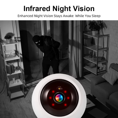 Smart WiFi Pet Camera with AI Tracking & Night Vision