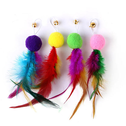 Cat Feather Toy Replacement Heads 9 Pack