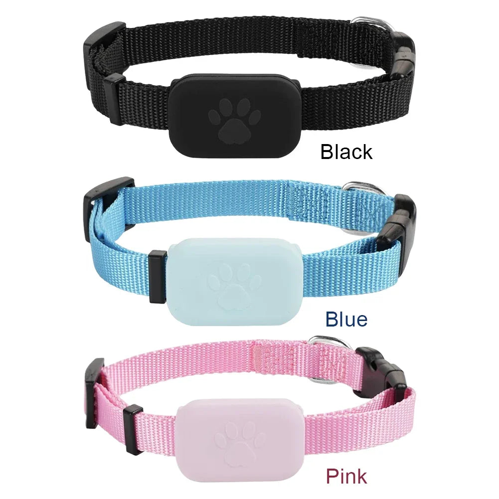 Smart Pet Collar Tracker for Cats & Dogs — 6–12 Month Battery Life