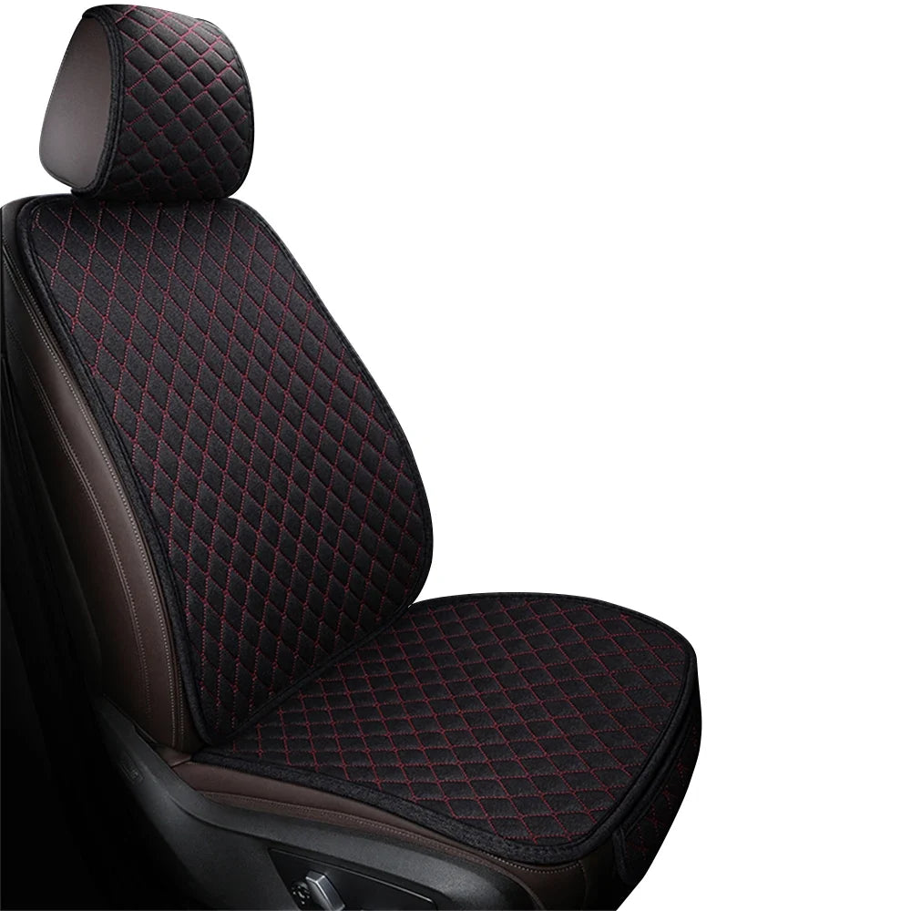 Universal Breathable Flax Car Seat Cover & Cushion Protector