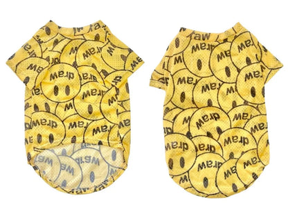 Cartoon Print Dog Cooling Vest Shirt | Soft Summer Top for Medium & Large Dogs