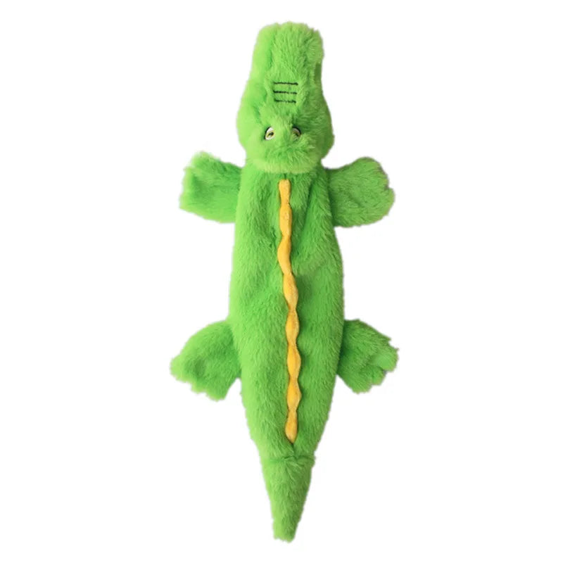 Stuffing-Free Squeaky Dog Toy with Crinkle