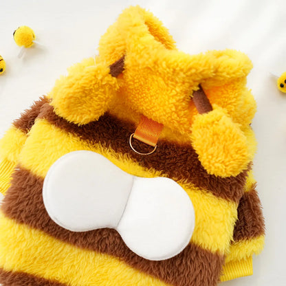 Bee Cosplay Hoodie & Warm Jacket for Small & Medium Dogs