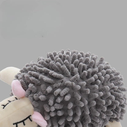 Velvet Sea Creature Plush Dog Toy - Squeaky Chew Toy for Small Dogs