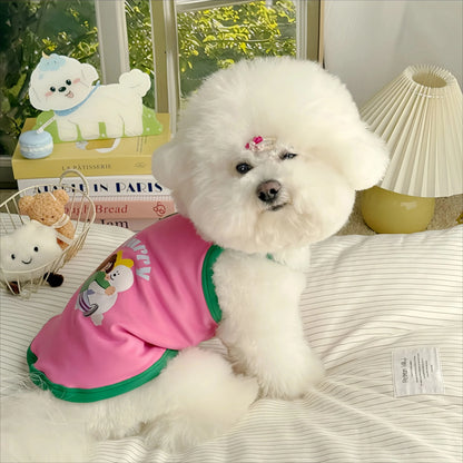 2-in-1 Cooling Slip Dress & Vest for Small Dogs & Cats | Breathable Summer Princess Skirt for Chihuahuas & Puppies