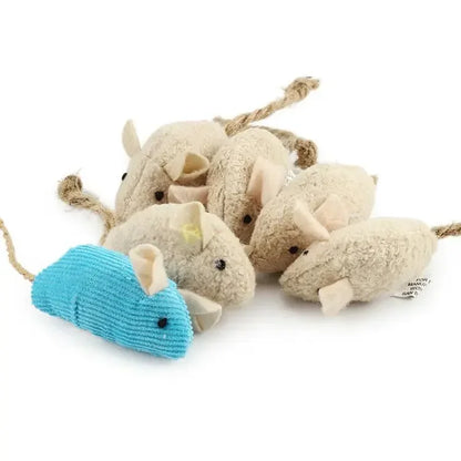 Plush Catnip Mouse Toy for Cats