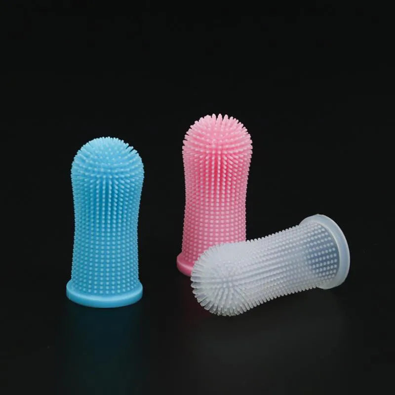 Soft Silicone Pet Finger Toothbrush